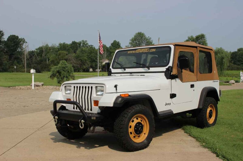Fishbone Offroad 87-95 Jeep YJ YJ Wrangler Piranha Front Bumper w Tube Guard FB22080 FB22080 Photo - lifestyle view