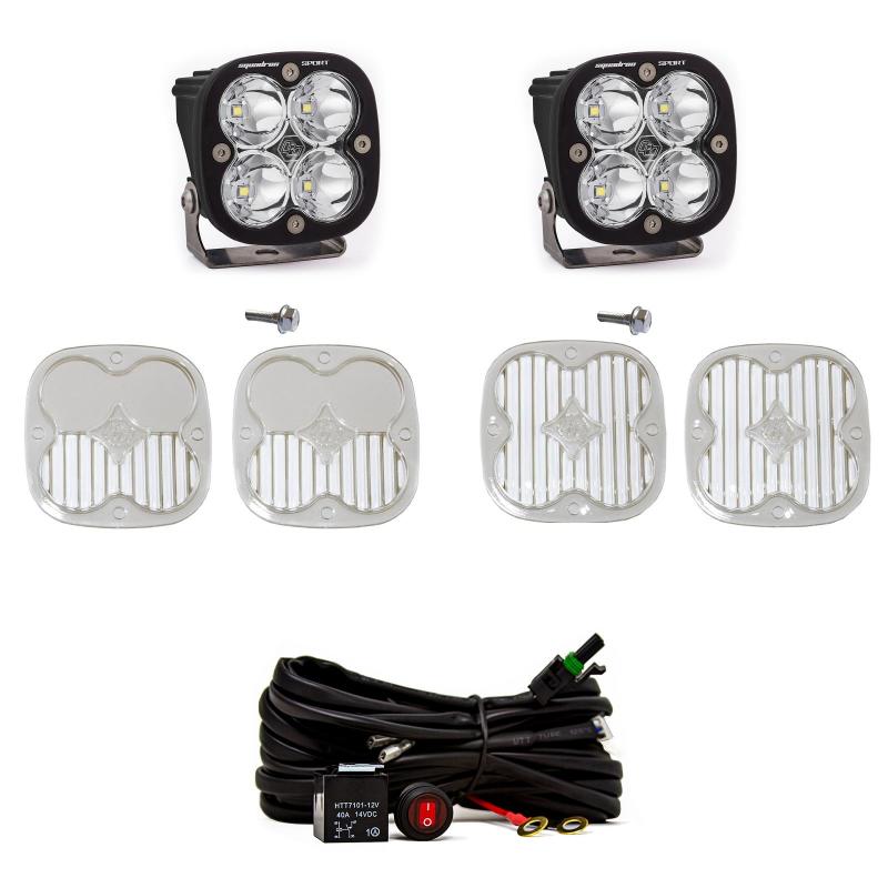 Baja Designs 2021+ Ford Bronco A Piller Light Kit Squadron Sport Spot 447755 447755 User 1