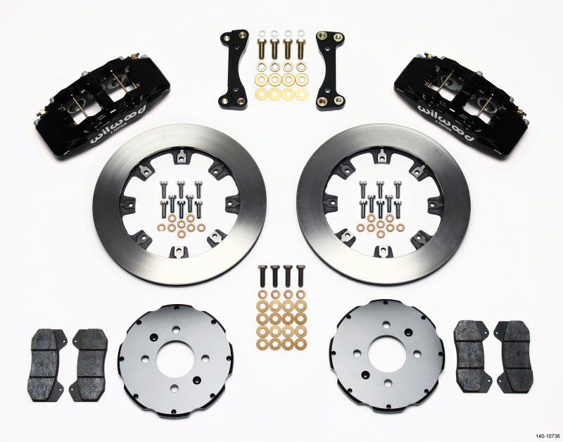 Wilwood Dynapro 6 Front Hat Kit 12.19in 90-99 Civic w/240 mm Disc 140-10736 140-10736 Photo - Primary