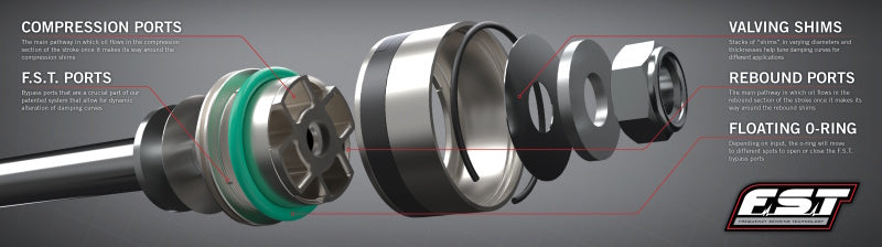 Progressive 20-24 Gladiator (JT) STR 46 Series 2.0 Smooth Body Rear Shocks (Pair) - 2.0-3.0in 46-2007 46-2007 Technical Drawing