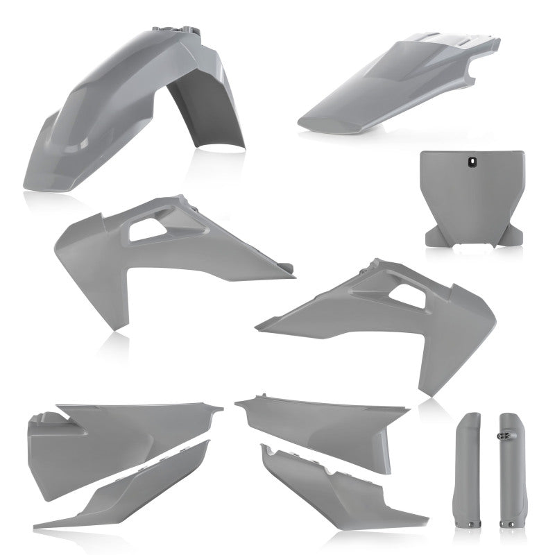Acerbis 19-22 Husqvarna 125-450 TC/ FX/ FC/2019 TX300/ 20-22 TX300i Full Plastic Kit - Gray 2726550011 2726550011 Photo - Primary
