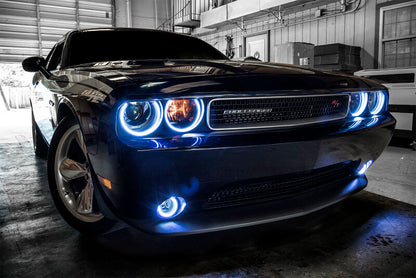 ORACLE Lighting Oracle 08-14 Dodge Challenger Dynamic Surface Mount Headlight Halo Kit - ColorSHIFT - Dynamic 1292-332 1292-332 User 8