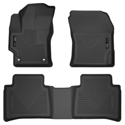 Husky Liners 2020 Toyota Corolla Weatherbeater Black Front & 2nd Seat Floor Liners 95751 95751 Photo - Primary
