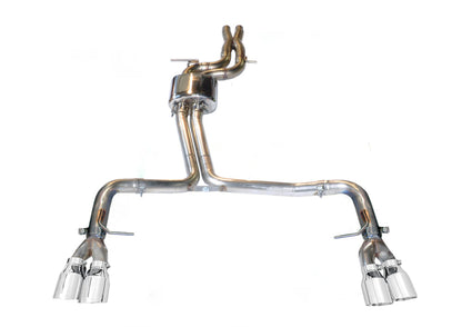 AWE Tuning Audi B8.5 S4 3.0T Track Edition Exhaust - Chrome Silver Tips (102mm) 3020-42026 3020-42026 Photo - Primary