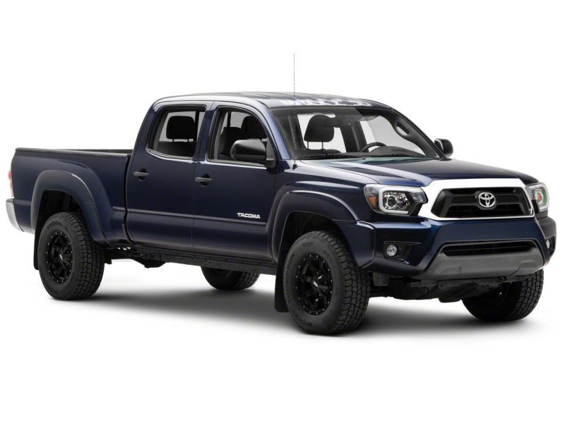 Raxiom 12-15 Toyota Tacoma Axial Series Projector Headlights w/ LED Bar- Blk Housing (Clear Lens) TT21849 TT21849 Photo - Close Up