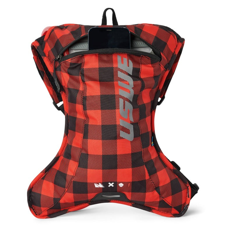 USWE Outlander Hydration Pack 2L - Flannel Red/Black 202076048 202076048 User 1