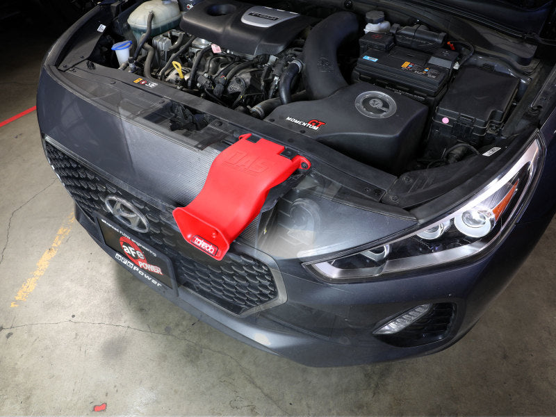 aFe 18-20 Hyundai Elantra GT L4-1.6L (t) Takeda Momentum Dynamic Air Scoop - Red 56-70005SR 56-70005SR Photo - Mounted
