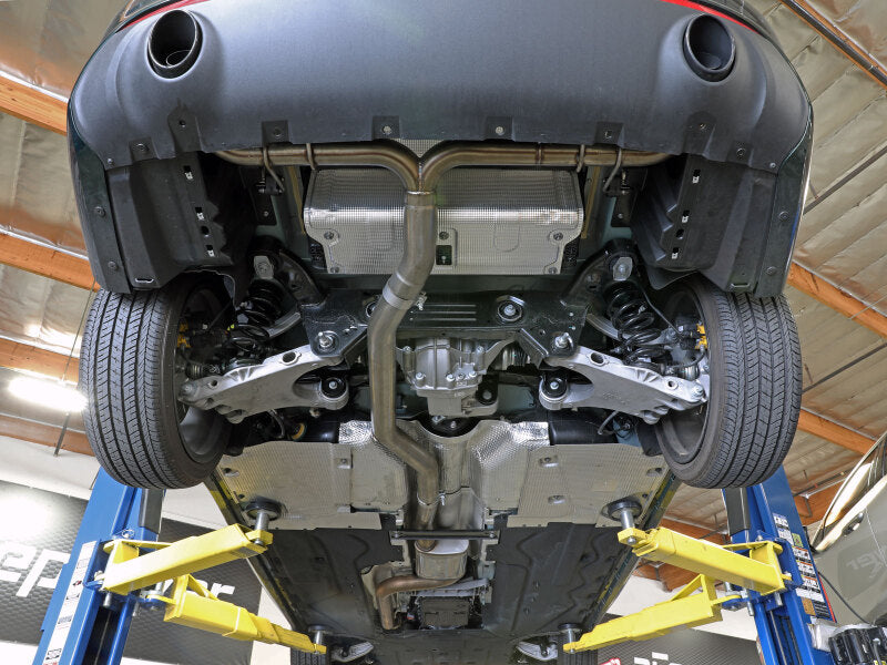 aFe 17-21 Alfa Romeo Giulia L4-2.0L (t) Mach Force-Xp 2in to 2-1/2in 304SS Cat-Back Exhaust 49-36903 49-36903 Photo - Mounted