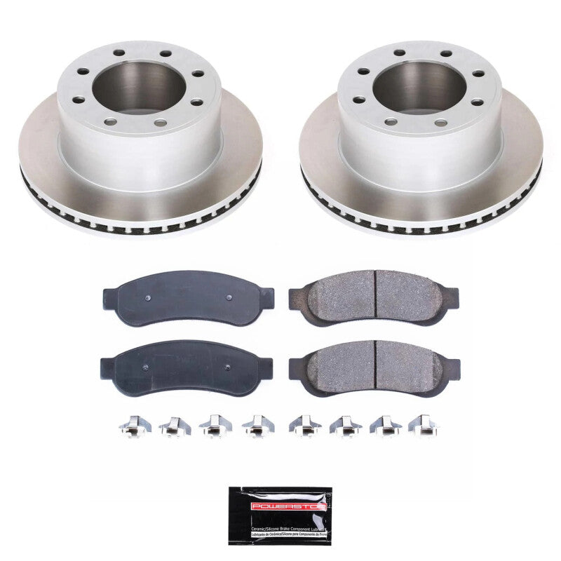PowerStop Power Stop 10-12 Ford F-350 Super Duty Rear Semi-Coated Rotor Kit SC5578 SC5578 Photo - Primary