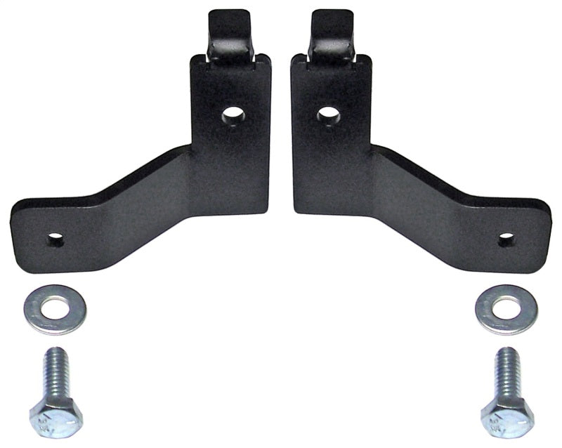 RockJock JK Brake Line Relocation Bracket Kit Front CE-9807FBLBK CE-9807FBLBK Photo - Primary