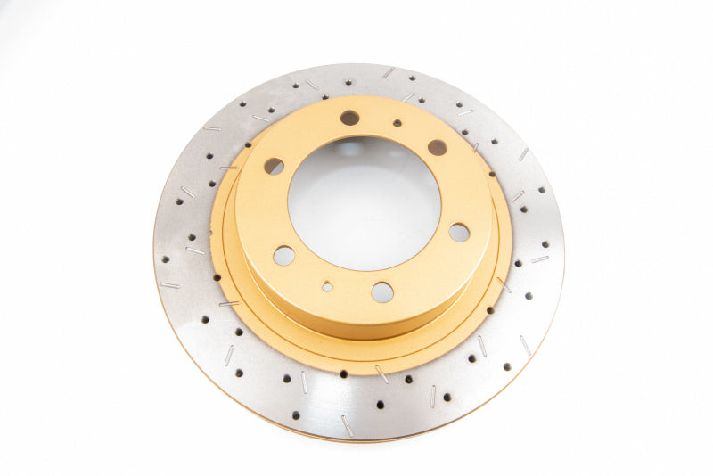DBA 05-09 Toyota Tacoma (6 lugs) / 06+ Lexus GX470 Front Drilled & Slotted 4000 Series Rotor 42716XS 42716XS Photo - out of package