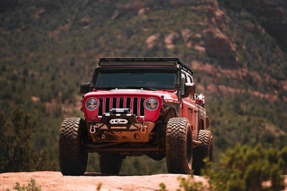 DV8 Offroad 2018+ Jeep Wrangler JL/Gladiator LED Projector Headlights HLCJL-01 HLCJL-01 Photo - Mounted