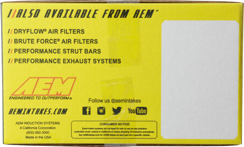 AEM Induction AEM 02-06 RSX Type S Blue Short Ram Intake 22-506B 22-506B Photo - in package