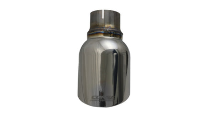 Corsa Performance Single Universal 2.5in Inlet / 4.5in Outlet Polished Pro-Series TK007 Photo - Unmounted