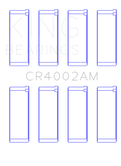 King Engine Bearings King Ford/Kia/Mazda DOHC 16 Valve/SOHC 16 Valve/SOHC 8 Valve (Size +0.5) Rod Bearing Set CR4002AM0.5 CR4002AM0.5 Photo - Primary
