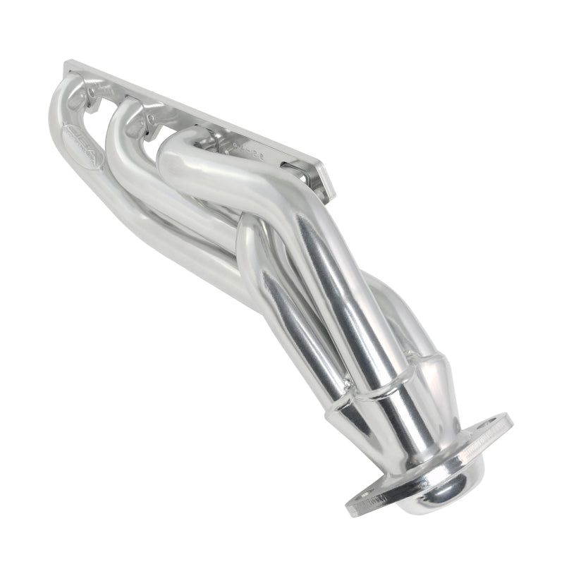 JBA 65-73 Ford Mustang 260-302 SBF 1-5/8in Primary Silver Ctd Mid Length Header 1650SJS 1650SJS Photo - Close Up
