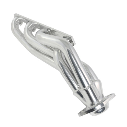 JBA 65-73 Ford Mustang 260-302 SBF 1-5/8in Primary Silver Ctd Mid Length Header 1650SJS 1650SJS Photo - Close Up