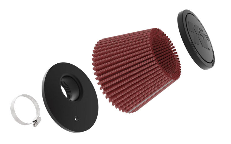 K&N Engineering K&N Universal Clamp-on Air Filter 2in Flange ID 5-3/16in Base 3-1/2in Top 3-11/16in Height w/ Vent RU-9920 RU-9920 Photo - out of package