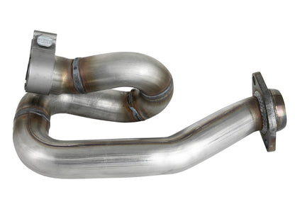 aFe Power Twisted Steel Loop Relocation Pipe 2018 Jeep Wrangler (JL) 48-48027 Photo - Unmounted