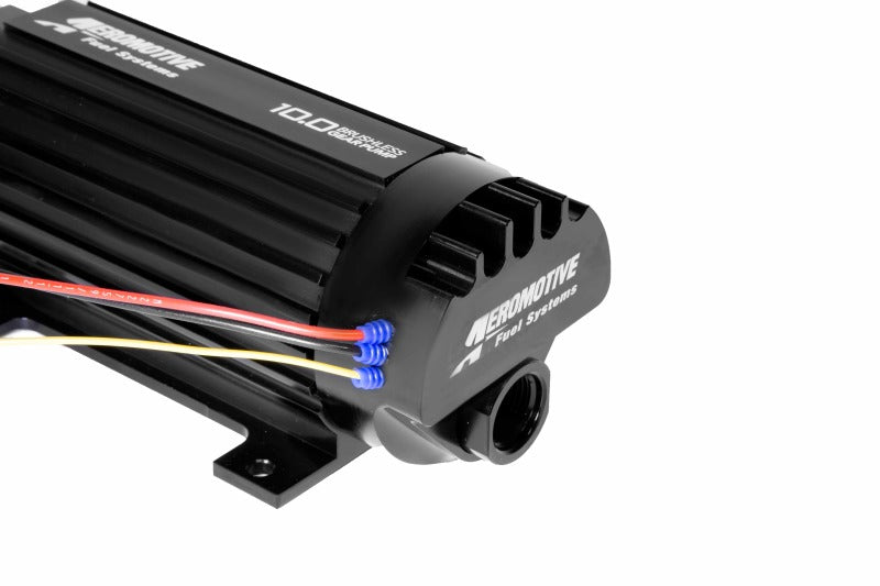 Aeromotive TVS In-Line Brushless Spur 10.0 External Fuel Pump 11198 11198 Photo - Close Up