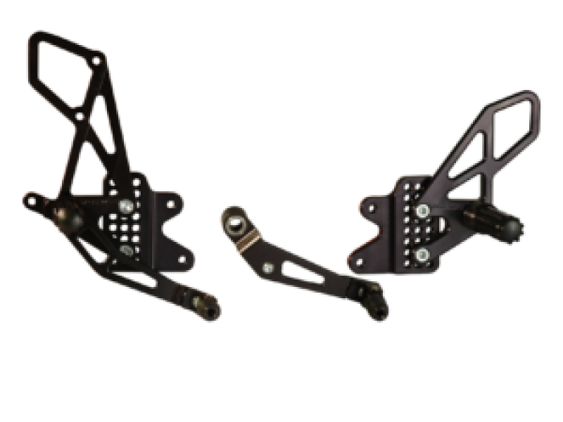 Vortex Racing 6-10 Suzuki GSX-R600, GSX-R750 Rear Set- Black RS553K RS553K Photo - Primary