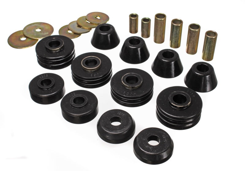 Energy Suspension Body Mount Set Black Chevrolet C10 Pickup All 1967-1972 3.4108G Photo - Primary
