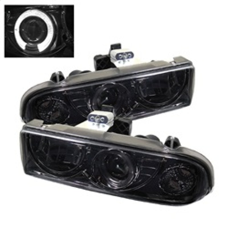 Spyder Chevy S10 98-04 Projector Headlights LED Halo Smke - Low H1 PRO-YD-CS1098-SMC 5009562 5009562 Photo - Primary