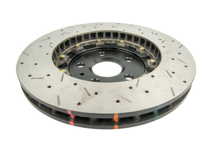 DBA 2010+ Camaro V8 SS Front Drilled & Slotted 5000 Series 2 Piece Rotor Assembled w/ Black Hat 52604BLKXS 52604BLKXS Photo - out of package