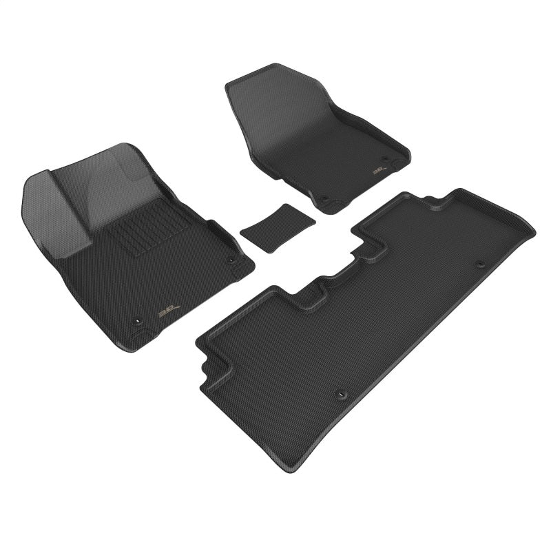 3D MAXpider 2022 Kia EV6 Kagu 1st & 2nd Row Floormat - Black L1KA07101509 L1KA07101509 Photo - Primary