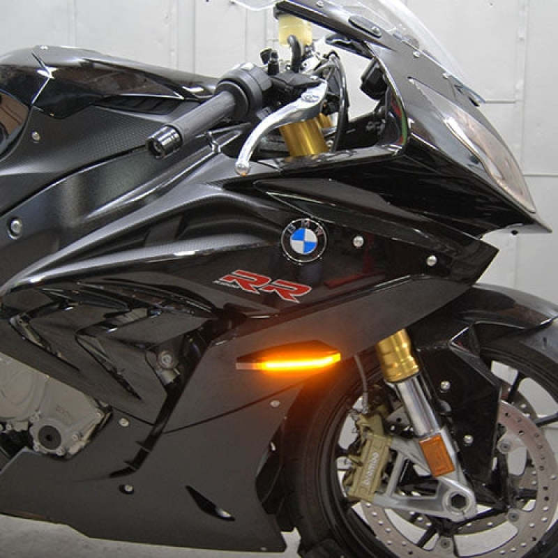 New Rage Cycles 09-19 BMW S1000RR LED Front Turn Signals S1000RR-FB-L S1000RR-FB-L Photo - Primary