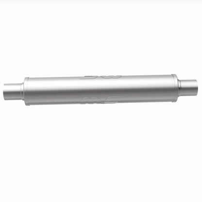 MagnaFlow 4" Round Center/Center Straight Through Performance Muffler 10435 360 Degree Image Set