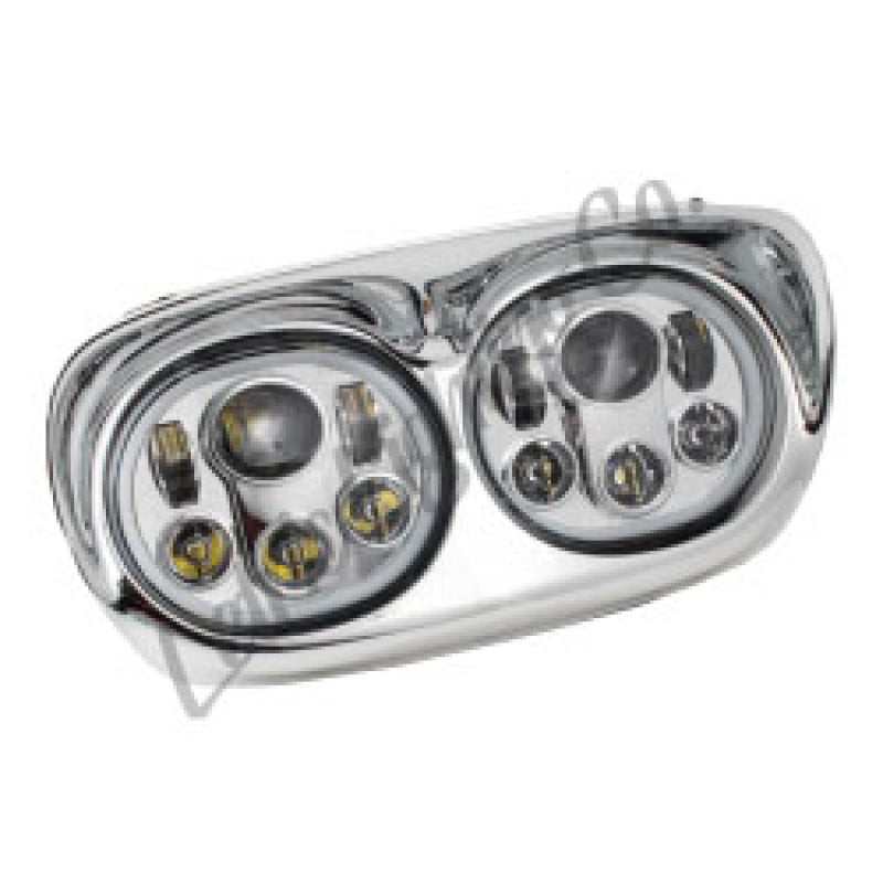 Letric Lighting Hdlght Dual W/Halo 5.75in Chr LLC-LRHP-HCC LLC-LRHP-HCC Photo - Primary