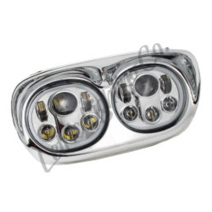 Letric Lighting Hdlght Dual W/Halo 5.75in Chr LLC-LRHP-HCC LLC-LRHP-HCC Photo - Primary