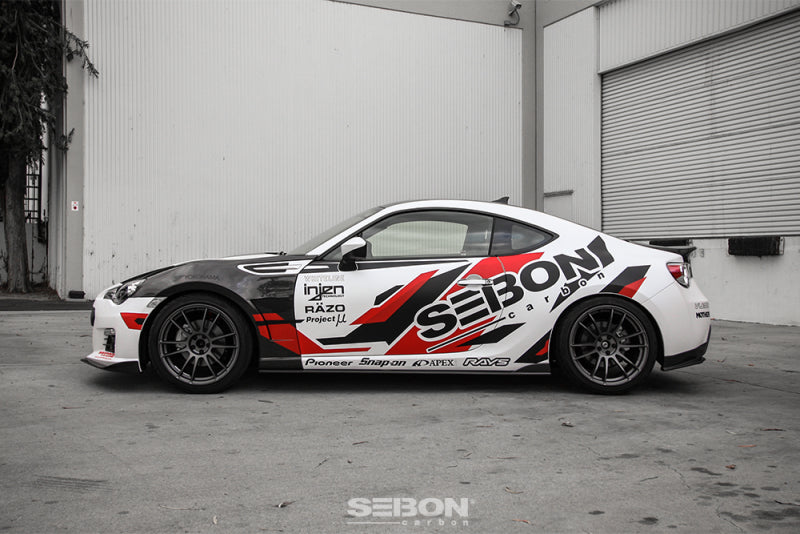 Seibon 12-13 BRZ/FRS Carbon Fiber Fenders (Pair) FF1213SCNFRS Photo - Primary