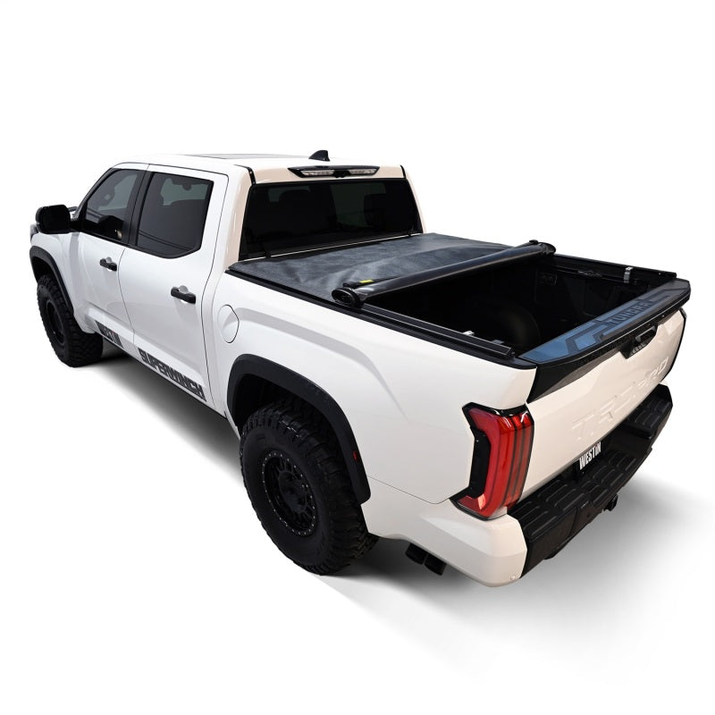 Westin 22-24 Toyota Tundra 5.5ft. Bed Soft Roll Tonneau Cover - Black 19-10285 19-10285 Photo - Mounted