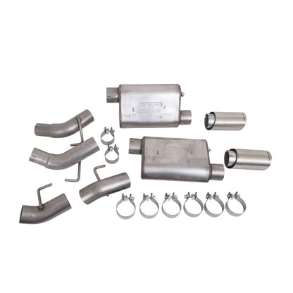 BBK Vari-Tune Axle Back Exhaust Kit 2 Adjustable Performance Mufflers 2-3/4 Pipe 4 in. Tips 41065 41065 Photo - Primary