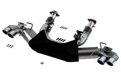 Borla 2020 Chevrolet Corvette C8 6.2L ATAK 3in Exhaust System Dual Round A/C Tips 4inx 4.75in 140839 140839 Photo - Primary