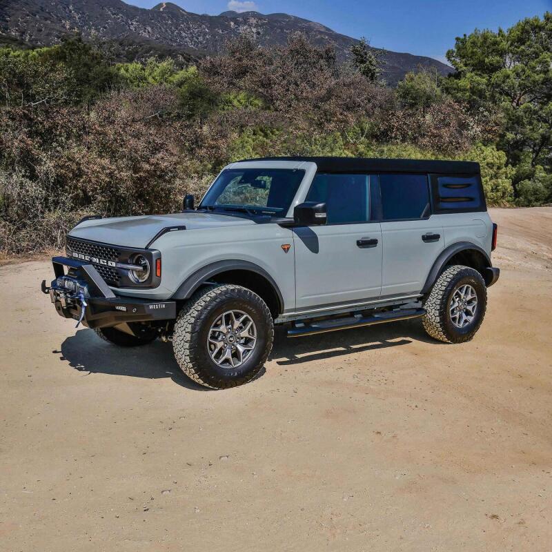 Westin 21-22 Ford Bronco (4-Door) PRO TRAXX 5 Oval Nerf Step Bars - Textured Black 21-54195 21-54195 Photo - Mounted