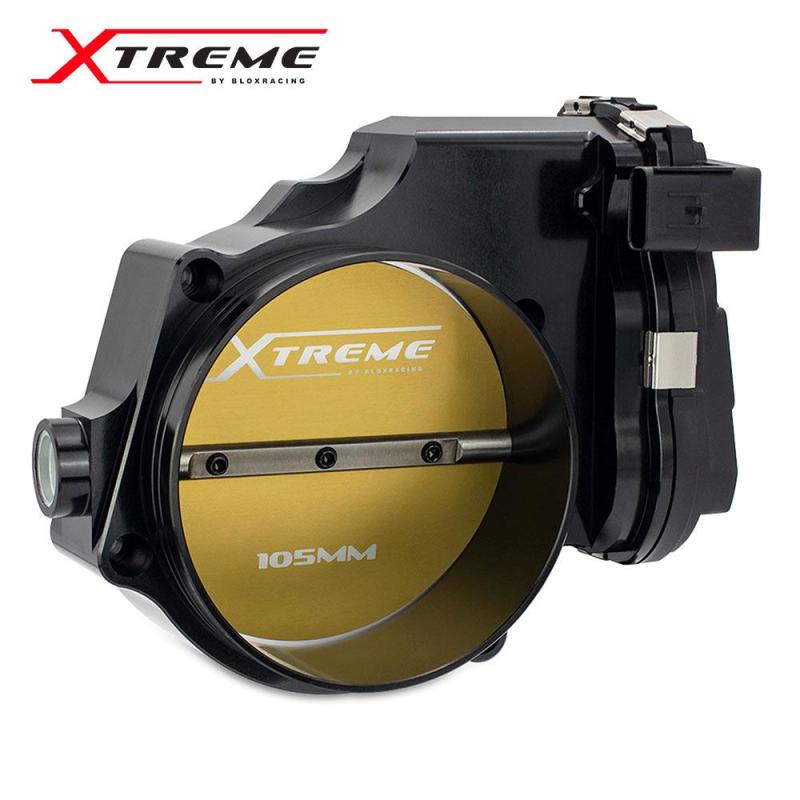 BLOX Racing 2015+ Dodge Hellcat / Jeep Trackhawk 6.2L 105mm Electronic Billet Throttle Body - Black BXIM-00255-BK BXIM-00255-BK Photo - Primary