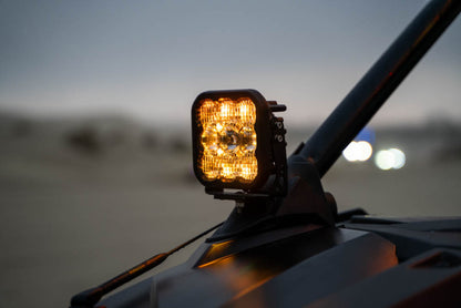 Diode Dynamics 20-Present Polaris RZR A-Pillar LED Pod Kit SS5 Pro - White Combo DD7641 DD7641 User 2