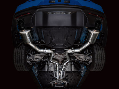 AWE Tuning AWE 2024 Ford Mustang GT Fastback S650 RWD Touring Catback Exhaust w/ Dual Diamond Black Tips 3015-33650 3015-33650 Photo - Mounted