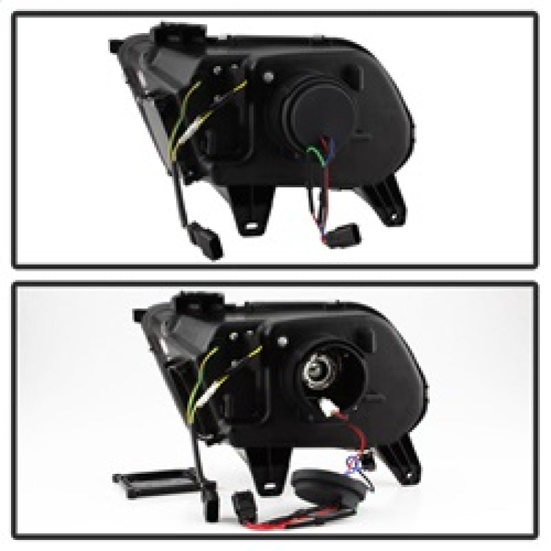 Spyder 10-13 Ford Mustang - Halogen - Projector Headlights - LED Signals -Black (PRO-YD-FM2010V2-BK) 5085429 5085429 Photo - Unmounted