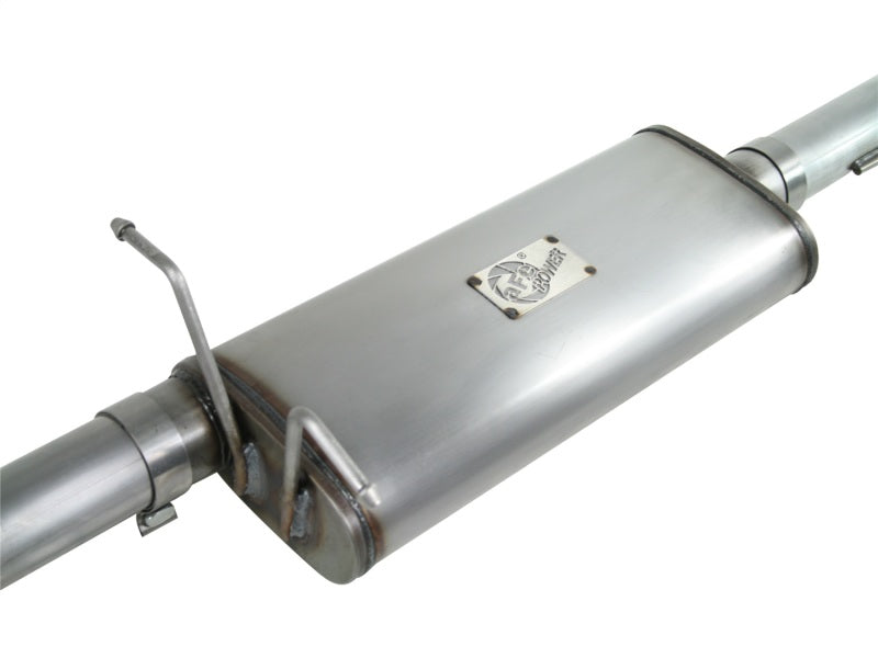 aFe Cat-Back Exhaust System Polished - Ford F-150 97-03 49-43043-P Photo - Unmounted
