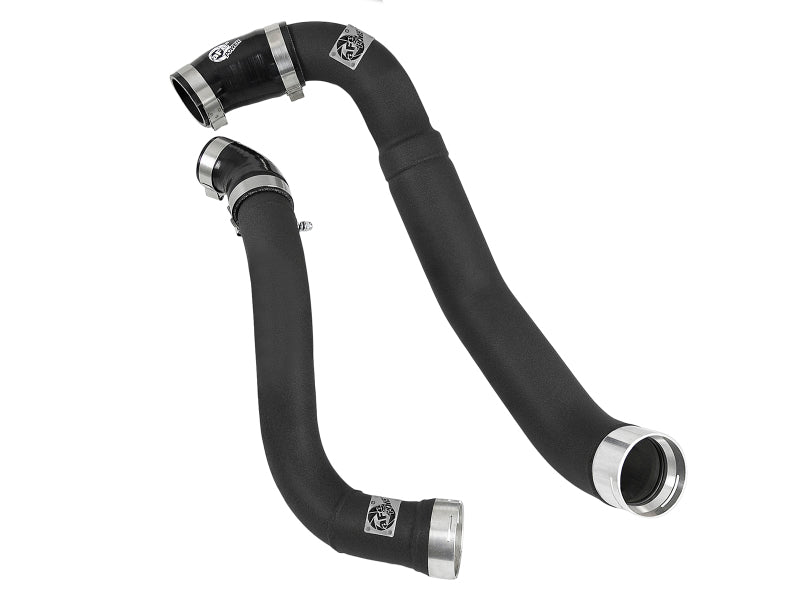 aFe Bladerunner 3.5in-3in Intercooler Cold Side Tube Black - 18-19 Ford F-150 V6-3.0L (td) 46-20364-B 46-20364-B Photo - Primary