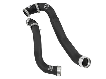 aFe Bladerunner 3.5in-3in Intercooler Cold Side Tube Black - 18-19 Ford F-150 V6-3.0L (td) 46-20364-B 46-20364-B Photo - Primary