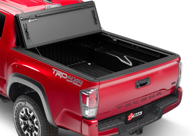 BAK 2024 Toyota Tacoma 5ft Bed BAKFlip MX4 Bed Cover 448446 448446 Photo - Mounted