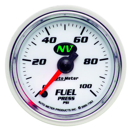 Autometer 52.4mm Full Sweep Electric Fuel Pressure Gauge 7363 7363 Photo - Primary