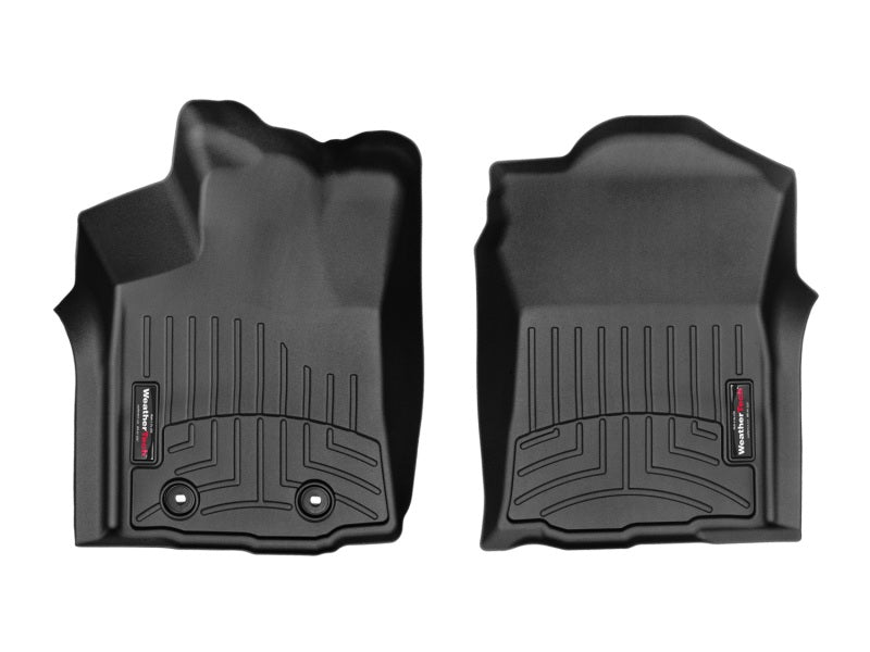 WeatherTech 16+ Toyota Tacoma Double Cab (Auto Trans Only) Front Floorliner -Black 448671 Photo - Primary
