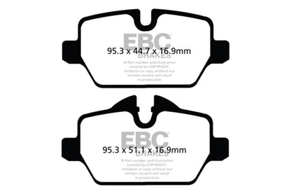 EBC Disc Brake Pad Set UD1554 Photo - Primary