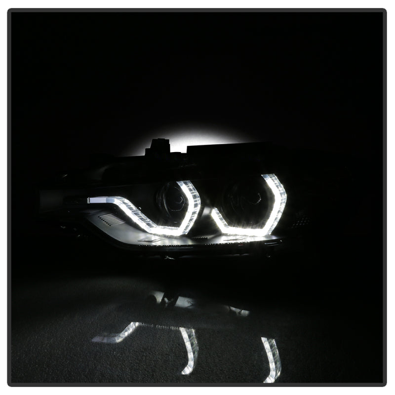 Spyder 12-14 BMW F30 3 Series 4DR Projector Headlights - Black PRO-YD-BMWF3012-AFSHID-BK 5086754 5086754 User 6